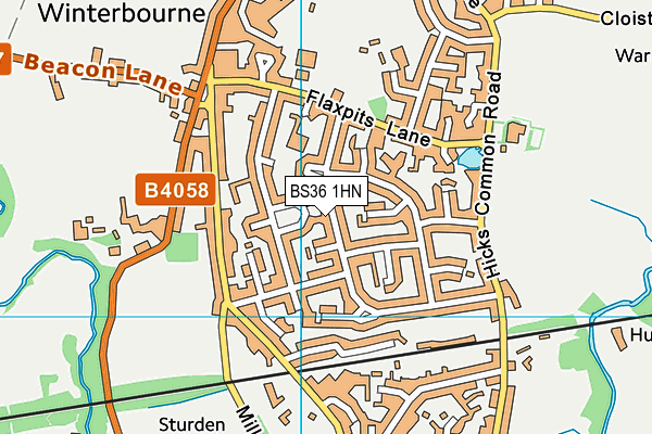 BS36 1HN map - OS VectorMap District (Ordnance Survey) BS36 1HN map - OS VectorMap District (Ordnance Survey)