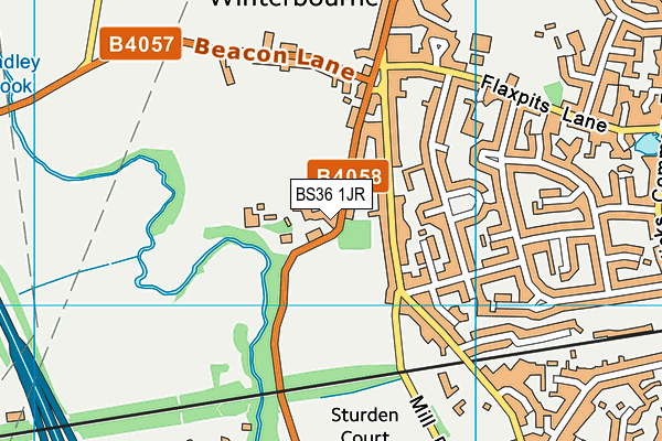 BS36 1JR map - OS VectorMap District (Ordnance Survey) BS36 1JR map - OS VectorMap District (Ordnance Survey)