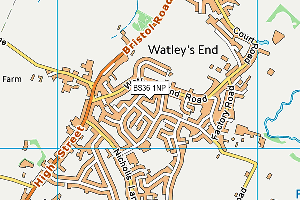 BS36 1NP map - OS VectorMap District (Ordnance Survey) BS36 1NP map - OS VectorMap District (Ordnance Survey)