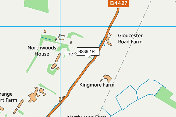 BS36 1RT map - OS VectorMap District (Ordnance Survey) BS36 1RT map - OS VectorMap District (Ordnance Survey)