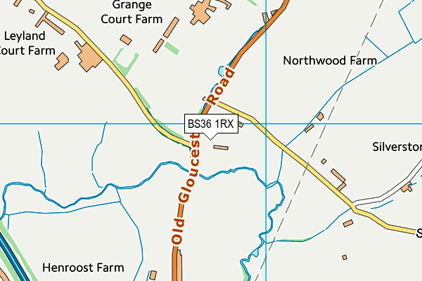 BS36 1RX map - OS VectorMap District (Ordnance Survey) BS36 1RX map - OS VectorMap District (Ordnance Survey)