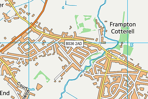 BS36 2AD map - OS VectorMap District (Ordnance Survey) BS36 2AD map - OS VectorMap District (Ordnance Survey)
