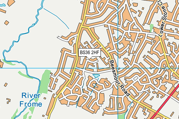 BS36 2HF map - OS VectorMap District (Ordnance Survey) BS36 2HF map - OS VectorMap District (Ordnance Survey)