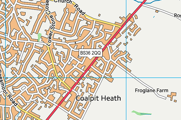 BS36 2QQ map - OS VectorMap District (Ordnance Survey) BS36 2QQ map - OS VectorMap District (Ordnance Survey)
