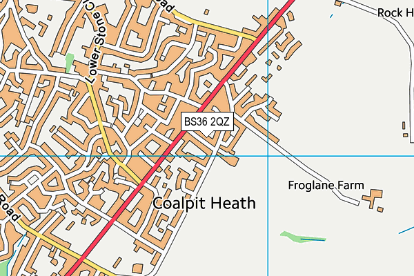 BS36 2QZ map - OS VectorMap District (Ordnance Survey) BS36 2QZ map - OS VectorMap District (Ordnance Survey)