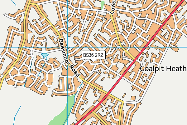 BS36 2RZ map - OS VectorMap District (Ordnance Survey) BS36 2RZ map - OS VectorMap District (Ordnance Survey)