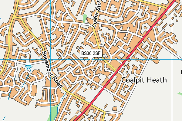 BS36 2SF map - OS VectorMap District (Ordnance Survey) BS36 2SF map - OS VectorMap District (Ordnance Survey)