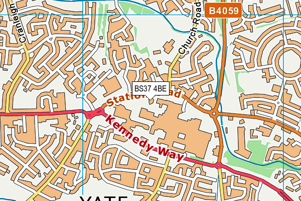 BS37 4BE map - OS VectorMap District (Ordnance Survey) BS37 4BE map - OS VectorMap District (Ordnance Survey)