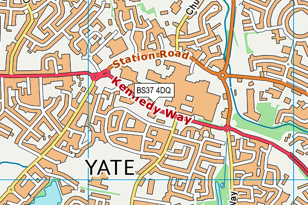 BS37 4DQ map - OS VectorMap District (Ordnance Survey) BS37 4DQ map - OS VectorMap District (Ordnance Survey)