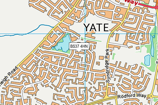 BS37 4HN map - OS VectorMap District (Ordnance Survey) BS37 4HN map - OS VectorMap District (Ordnance Survey)