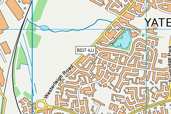 BS37 4JJ map - OS VectorMap District (Ordnance Survey) BS37 4JJ map - OS VectorMap District (Ordnance Survey)