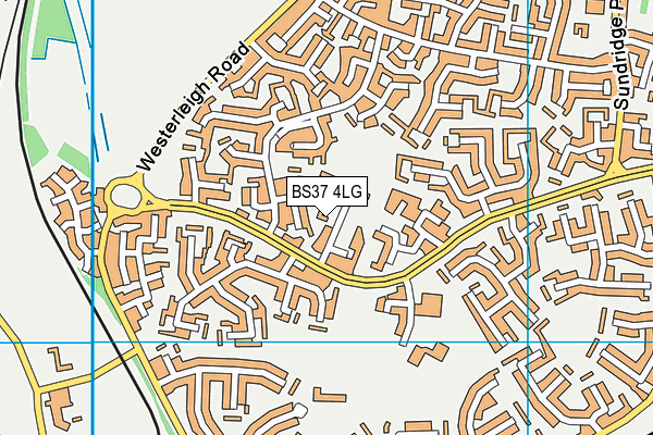 BS37 4LG map - OS VectorMap District (Ordnance Survey) BS37 4LG map - OS VectorMap District (Ordnance Survey)