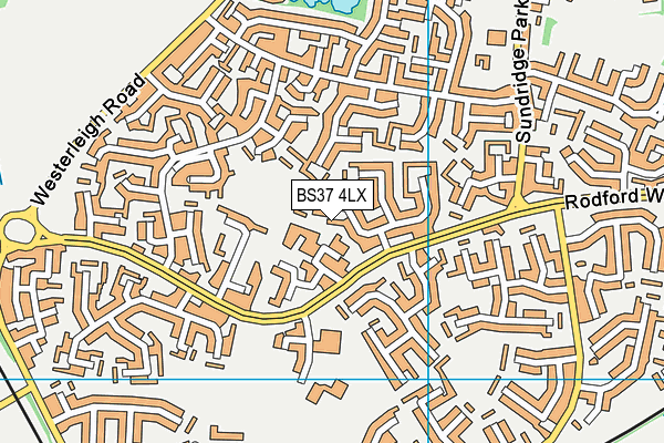BS37 4LX map - OS VectorMap District (Ordnance Survey) BS37 4LX map - OS VectorMap District (Ordnance Survey)