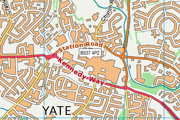 BS37 4PZ map - OS VectorMap District (Ordnance Survey) BS37 4PZ map - OS VectorMap District (Ordnance Survey)