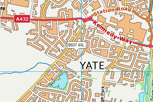 BS37 4XL map - OS VectorMap District (Ordnance Survey) BS37 4XL map - OS VectorMap District (Ordnance Survey)