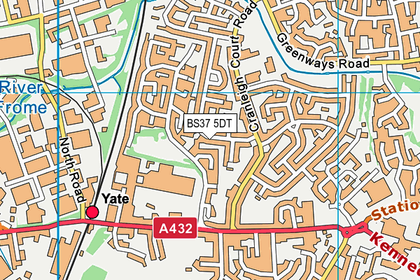 BS37 5DT map - OS VectorMap District (Ordnance Survey) BS37 5DT map - OS VectorMap District (Ordnance Survey)