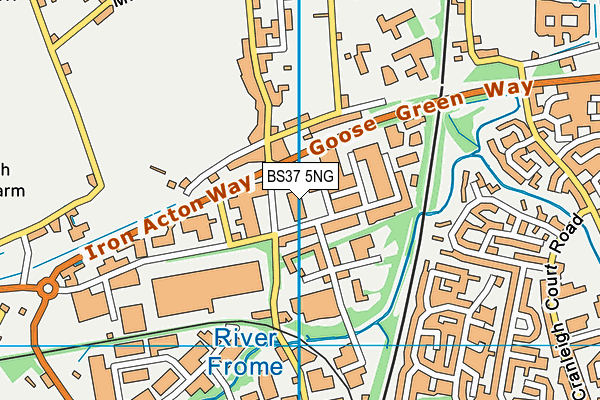 BS37 5NG map - OS VectorMap District (Ordnance Survey) BS37 5NG map - OS VectorMap District (Ordnance Survey)