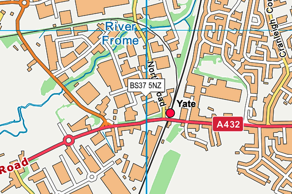 BS37 5NZ map - OS VectorMap District (Ordnance Survey) BS37 5NZ map - OS VectorMap District (Ordnance Survey)