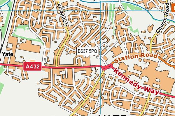 BS37 5PQ map - OS VectorMap District (Ordnance Survey) BS37 5PQ map - OS VectorMap District (Ordnance Survey)