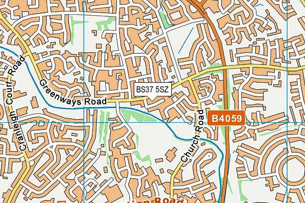 BS37 5SZ map - OS VectorMap District (Ordnance Survey) BS37 5SZ map - OS VectorMap District (Ordnance Survey)