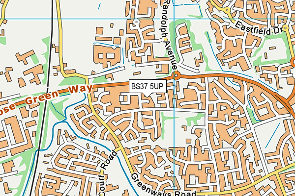 BS37 5UP map - OS VectorMap District (Ordnance Survey) BS37 5UP map - OS VectorMap District (Ordnance Survey)