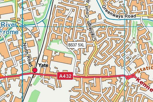 BS37 5XL map - OS VectorMap District (Ordnance Survey) BS37 5XL map - OS VectorMap District (Ordnance Survey)