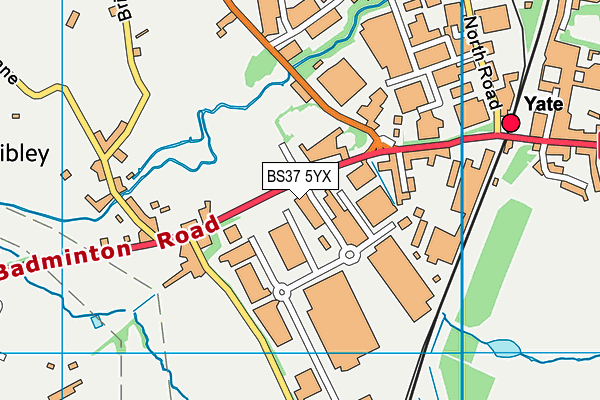 BS37 5YX map - OS VectorMap District (Ordnance Survey) BS37 5YX map - OS VectorMap District (Ordnance Survey)