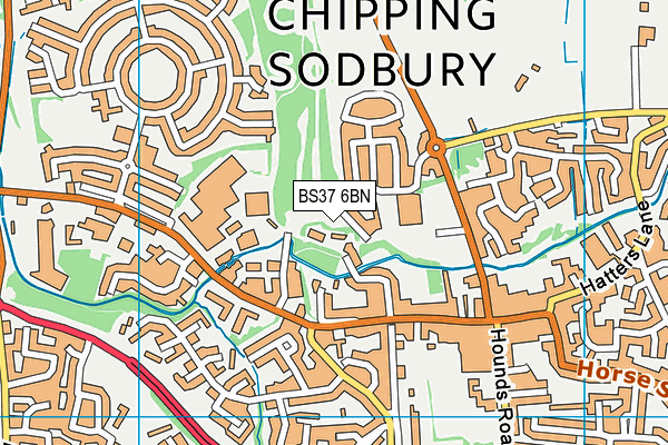 BS37 6BN map - OS VectorMap District (Ordnance Survey) BS37 6BN map - OS VectorMap District (Ordnance Survey)