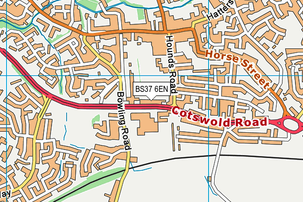 BS37 6EN map - OS VectorMap District (Ordnance Survey) BS37 6EN map - OS VectorMap District (Ordnance Survey)