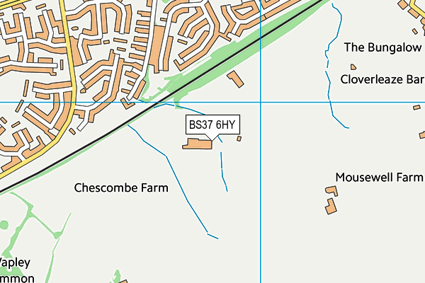 BS37 6HY map - OS VectorMap District (Ordnance Survey) BS37 6HY map - OS VectorMap District (Ordnance Survey)