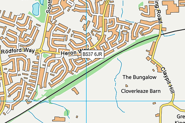 BS37 6JR map - OS VectorMap District (Ordnance Survey) BS37 6JR map - OS VectorMap District (Ordnance Survey)