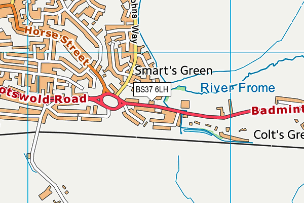 BS37 6LH map - OS VectorMap District (Ordnance Survey) BS37 6LH map - OS VectorMap District (Ordnance Survey)