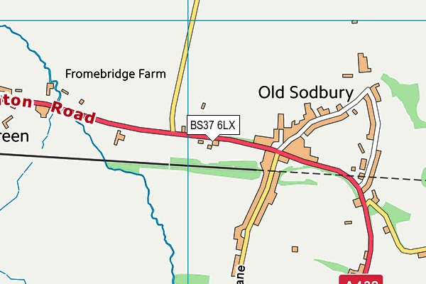 BS37 6LX map - OS VectorMap District (Ordnance Survey) BS37 6LX map - OS VectorMap District (Ordnance Survey)