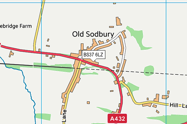BS37 6LZ map - OS VectorMap District (Ordnance Survey) BS37 6LZ map - OS VectorMap District (Ordnance Survey)