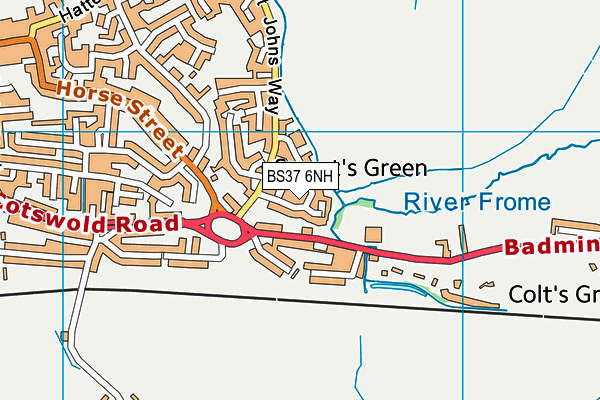 BS37 6NH map - OS VectorMap District (Ordnance Survey) BS37 6NH map - OS VectorMap District (Ordnance Survey)