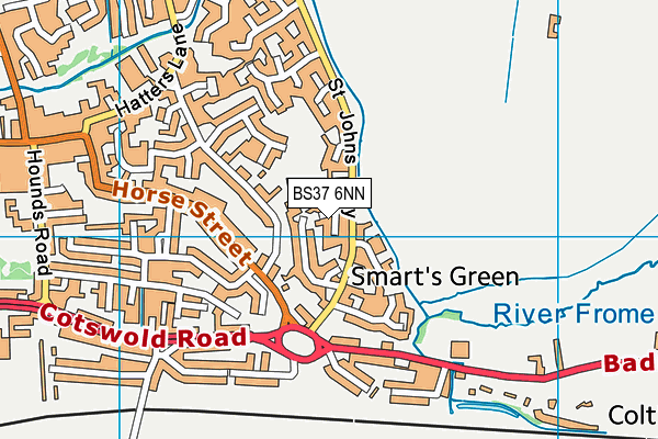 BS37 6NN map - OS VectorMap District (Ordnance Survey) BS37 6NN map - OS VectorMap District (Ordnance Survey)