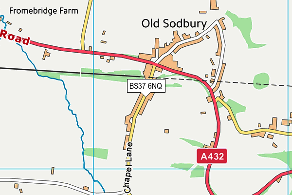 BS37 6NQ map - OS VectorMap District (Ordnance Survey) BS37 6NQ map - OS VectorMap District (Ordnance Survey)
