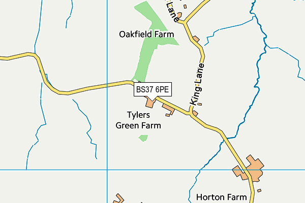 BS37 6PE map - OS VectorMap District (Ordnance Survey) BS37 6PE map - OS VectorMap District (Ordnance Survey)