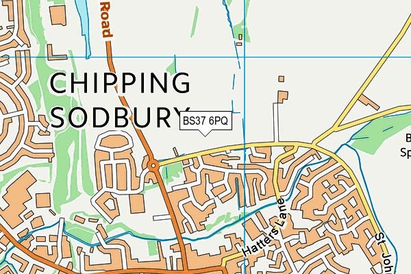 BS37 6PQ map - OS VectorMap District (Ordnance Survey) BS37 6PQ map - OS VectorMap District (Ordnance Survey)