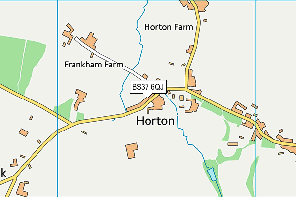 BS37 6QJ map - OS VectorMap District (Ordnance Survey)