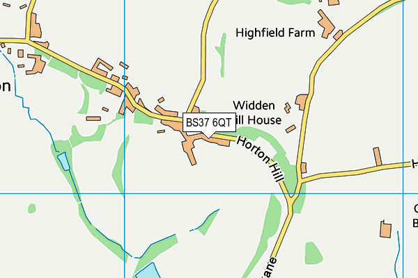 BS37 6QT map - OS VectorMap District (Ordnance Survey) BS37 6QT map - OS VectorMap District (Ordnance Survey)
