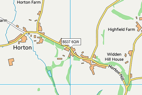 BS37 6QW map - OS VectorMap District (Ordnance Survey) BS37 6QW map - OS VectorMap District (Ordnance Survey)