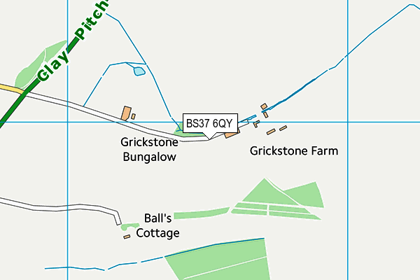 BS37 6QY map - OS VectorMap District (Ordnance Survey) BS37 6QY map - OS VectorMap District (Ordnance Survey)