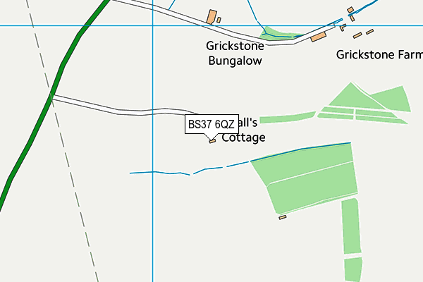 BS37 6QZ map - OS VectorMap District (Ordnance Survey) BS37 6QZ map - OS VectorMap District (Ordnance Survey)