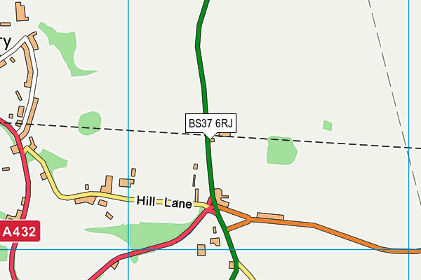 BS37 6RJ map - OS VectorMap District (Ordnance Survey) BS37 6RJ map - OS VectorMap District (Ordnance Survey)