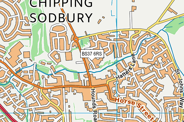 BS37 6RS map - OS VectorMap District (Ordnance Survey) BS37 6RS map - OS VectorMap District (Ordnance Survey)