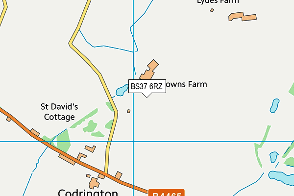 BS37 6RZ map - OS VectorMap District (Ordnance Survey) BS37 6RZ map - OS VectorMap District (Ordnance Survey)