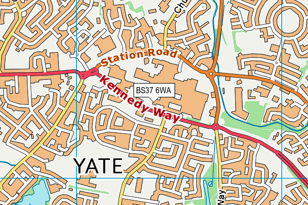 BS37 6WA map - OS VectorMap District (Ordnance Survey) BS37 6WA map - OS VectorMap District (Ordnance Survey)