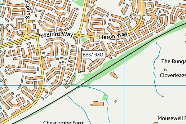 BS37 6XG map - OS VectorMap District (Ordnance Survey) BS37 6XG map - OS VectorMap District (Ordnance Survey)