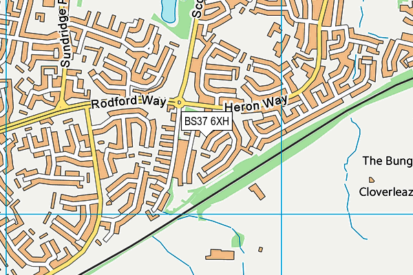 BS37 6XH map - OS VectorMap District (Ordnance Survey) BS37 6XH map - OS VectorMap District (Ordnance Survey)